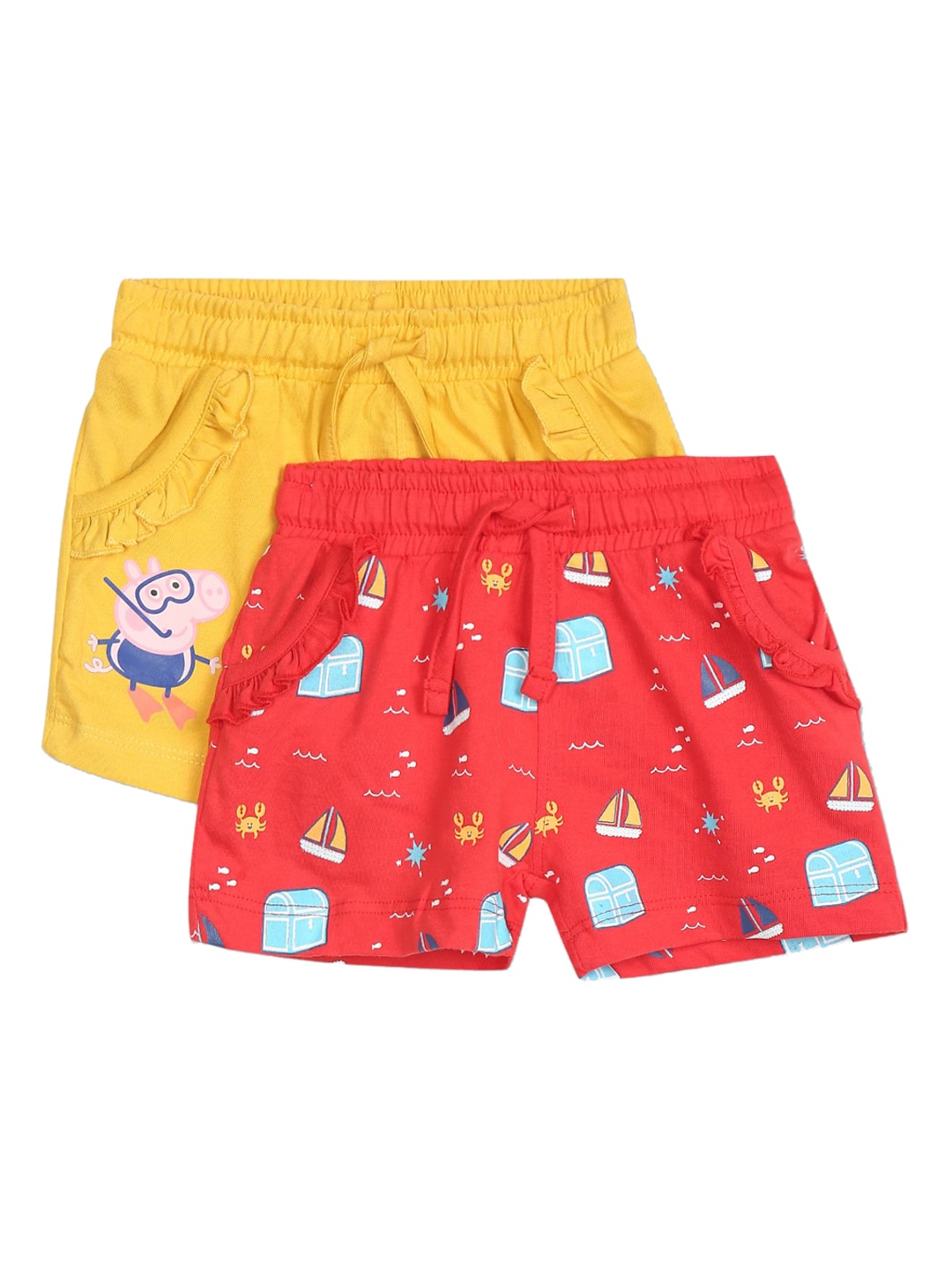 

Colt Girls Assorted Pack of 2 Printed Shorts