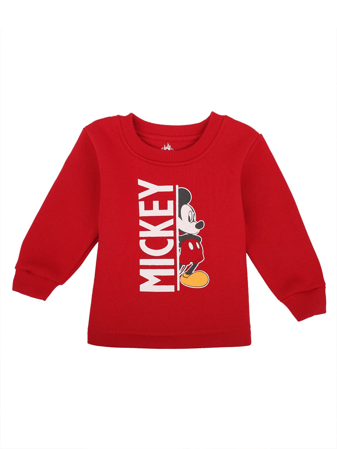 Bodycare Kids Boys Mickey & Friends Printed Cotton T-shirt, Maroon