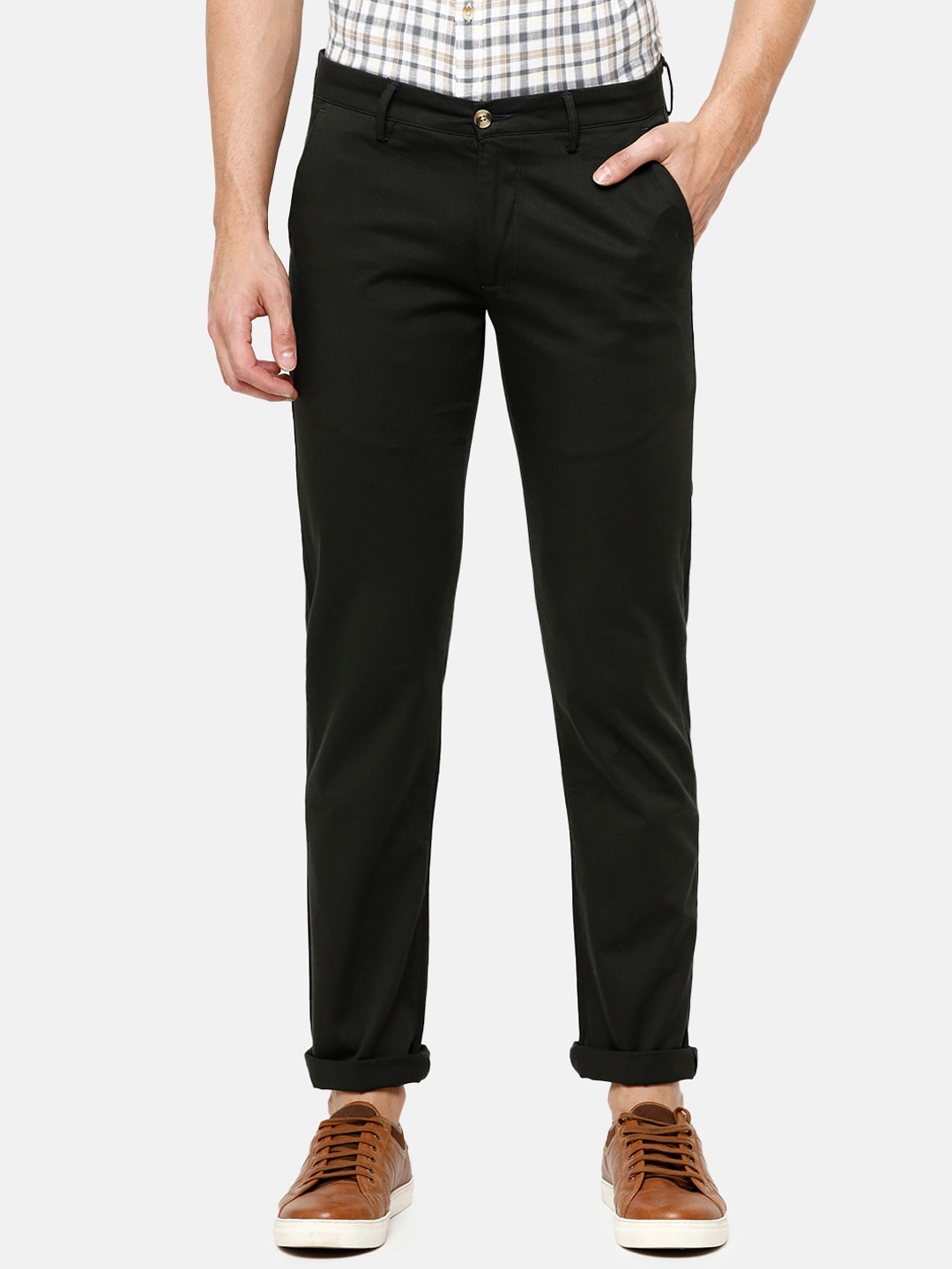 

Classic Polo Men Olive Green Chinos Trousers