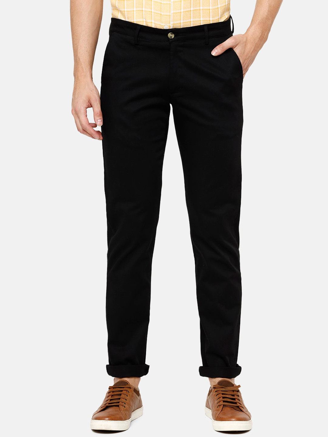 

Classic Polo Men Black Casual Trousers