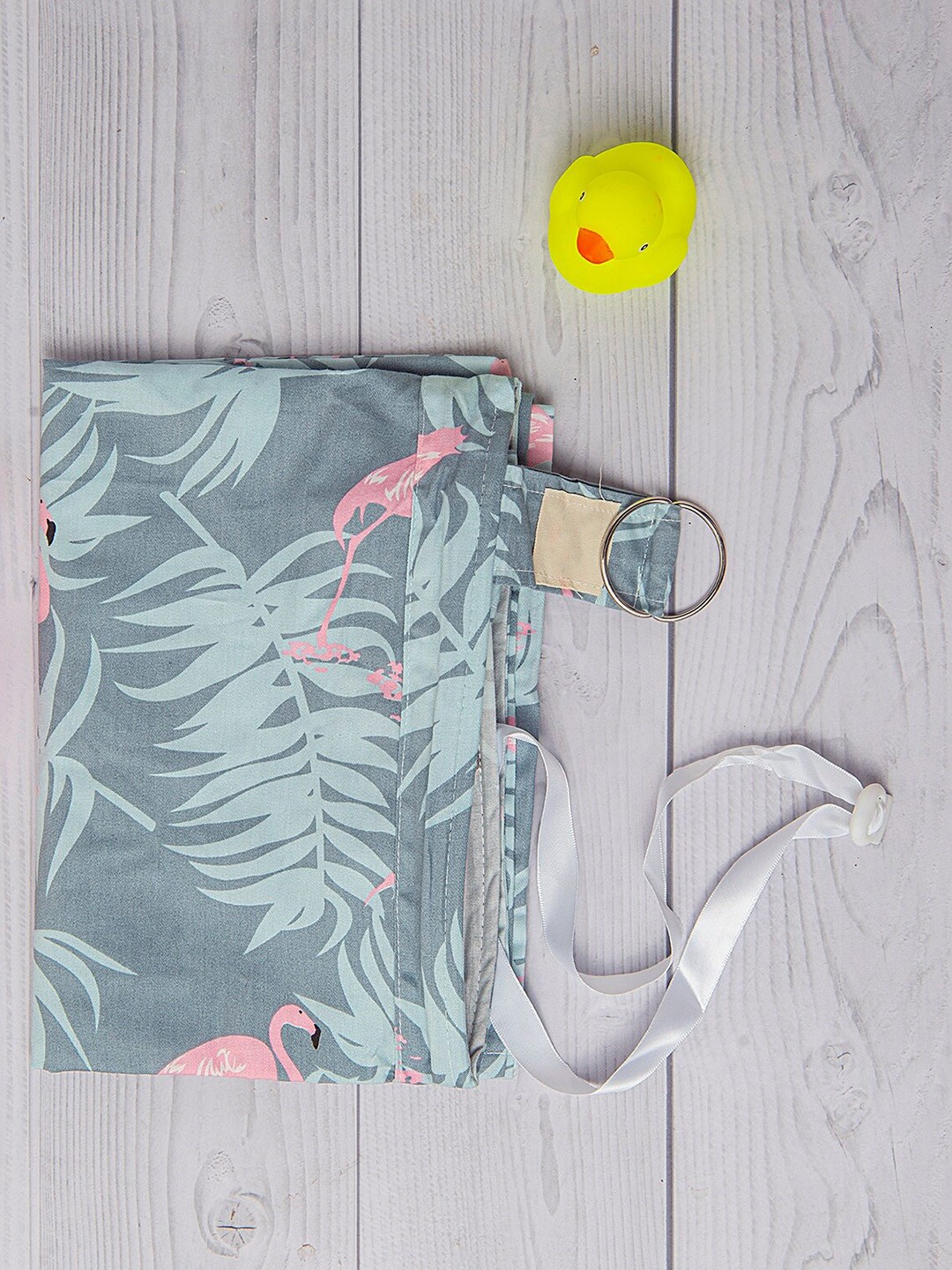 

Baby Moo Printed Cotton Breastfeeding Infant Nursing Cover, Grey