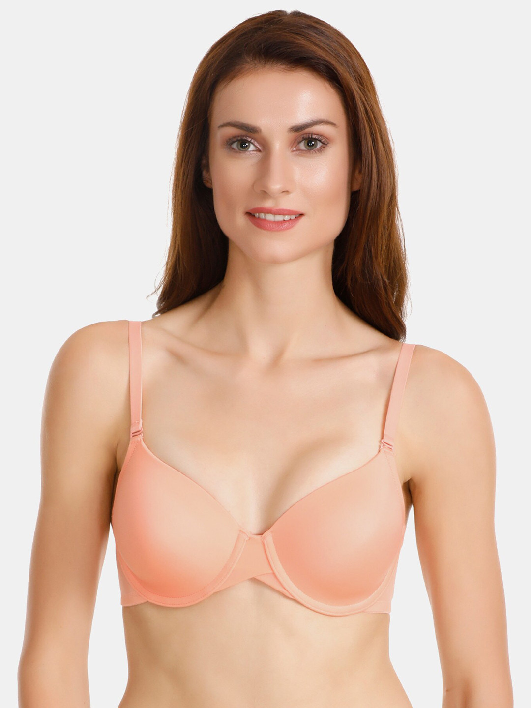 

Zivame Pink Bra Underwired Lightly Padded