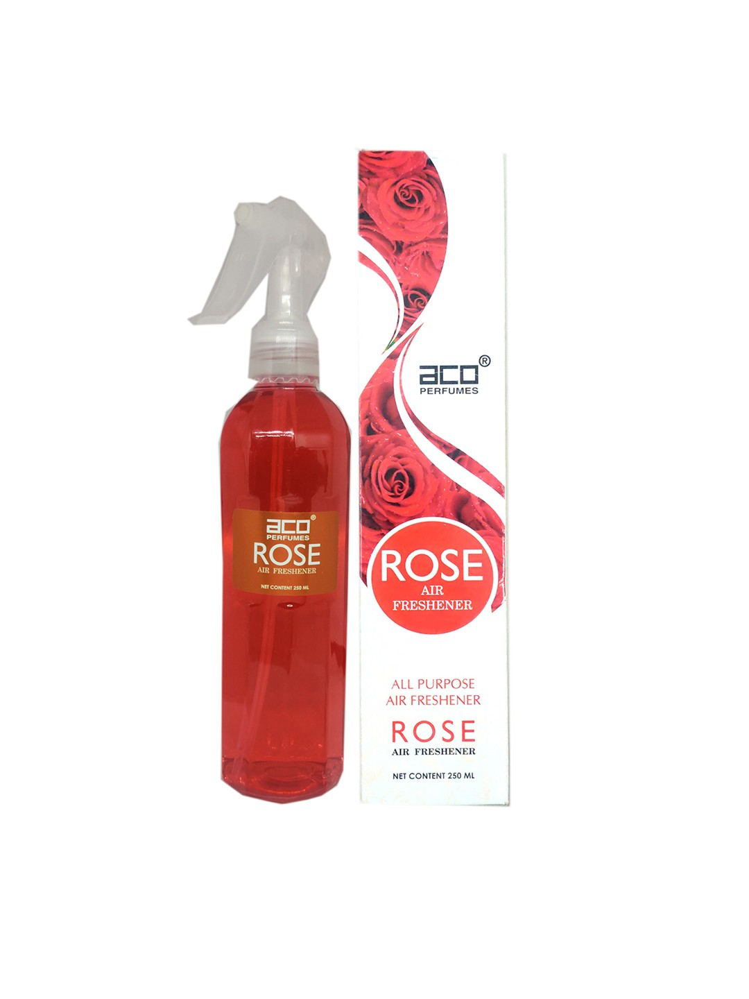 

aco PERFUMES All Purpouse Trigger Air Freshner 250ml, Red