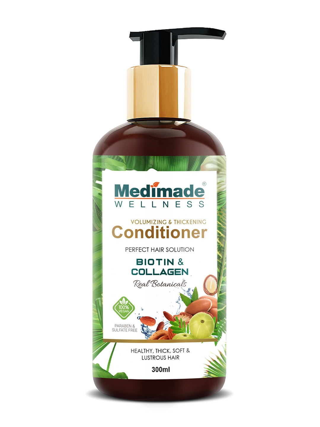 

Medimade Volumizing & Thickening Conditioner with Biotin & Collagen - 300 ml, White
