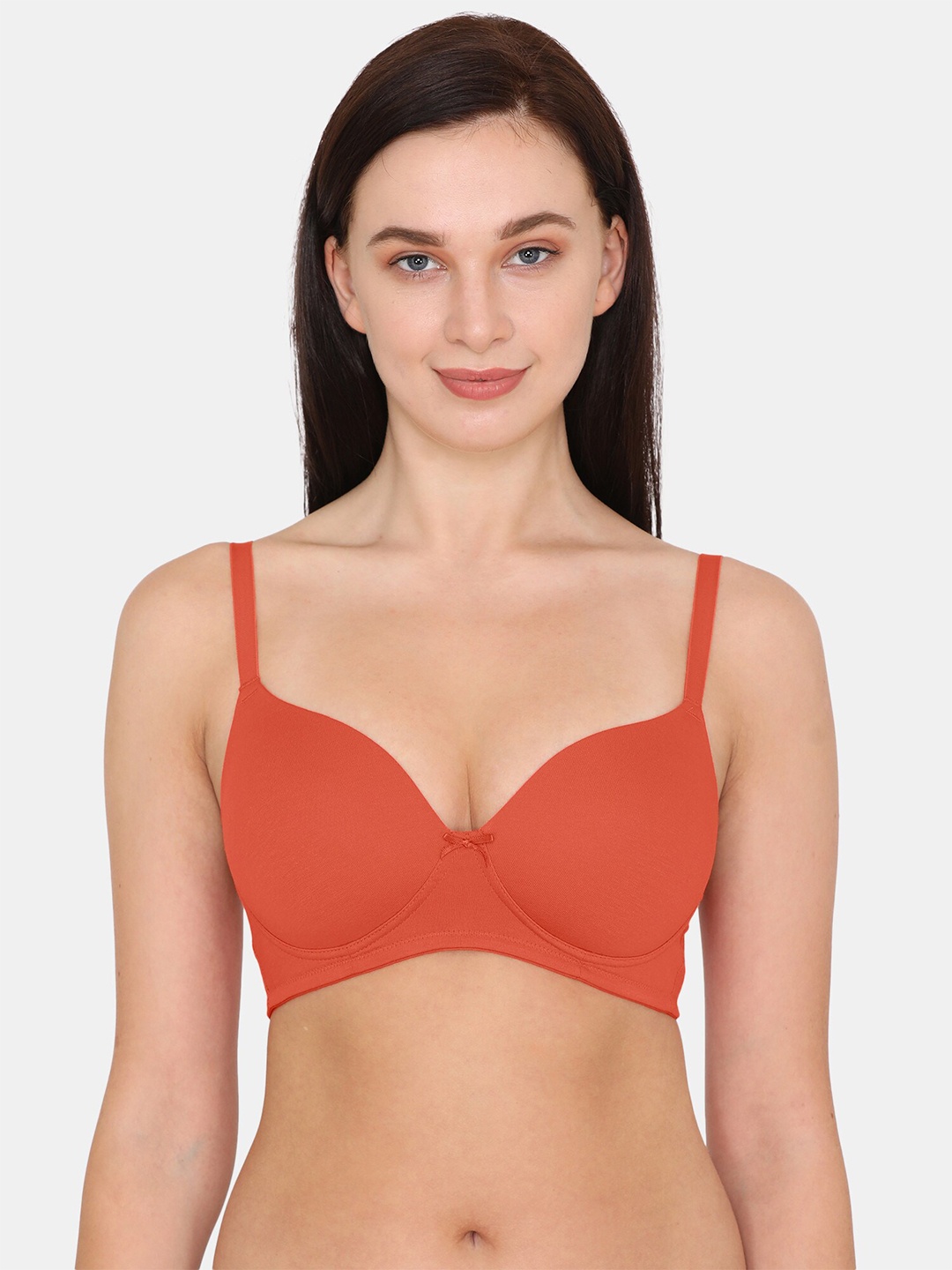 

Zivame Rust Lightly Padded T-Shirt Bra