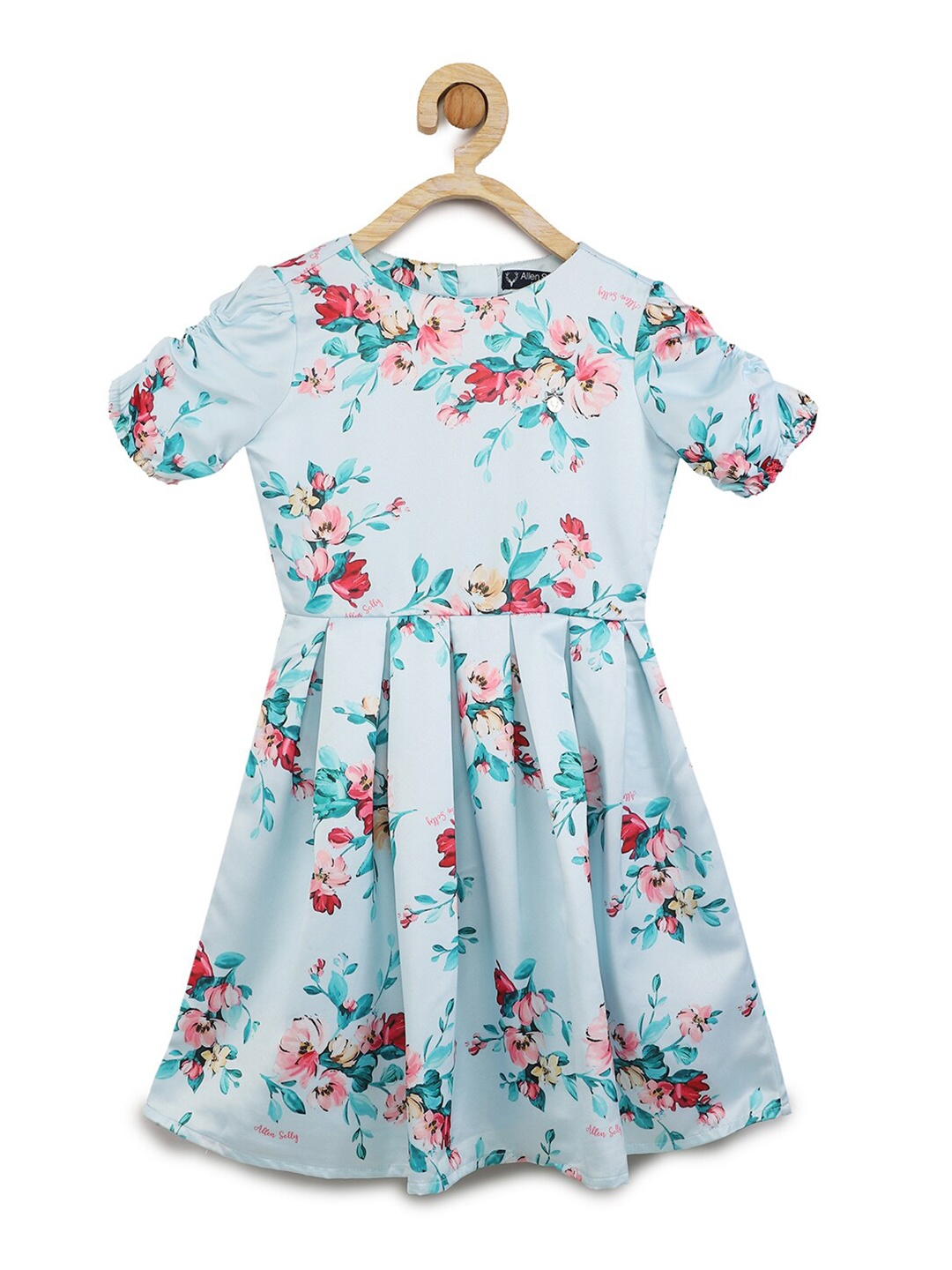

Allen Solly Junior Turquoise Blue Floral Dress