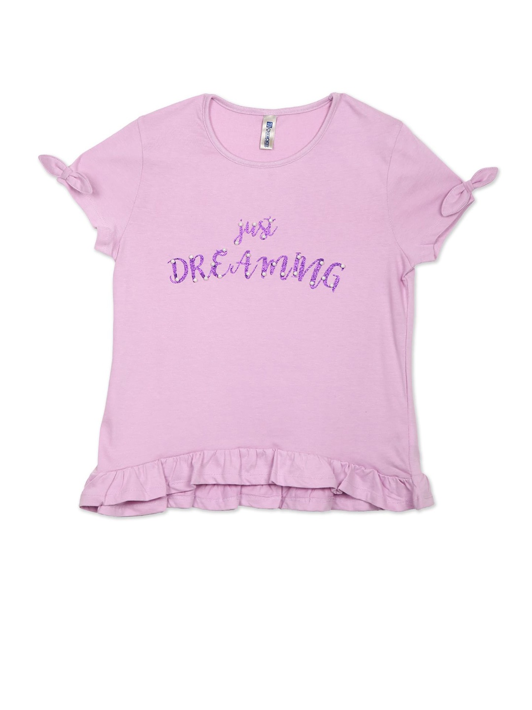 

Cherokee Lavender Print Top
