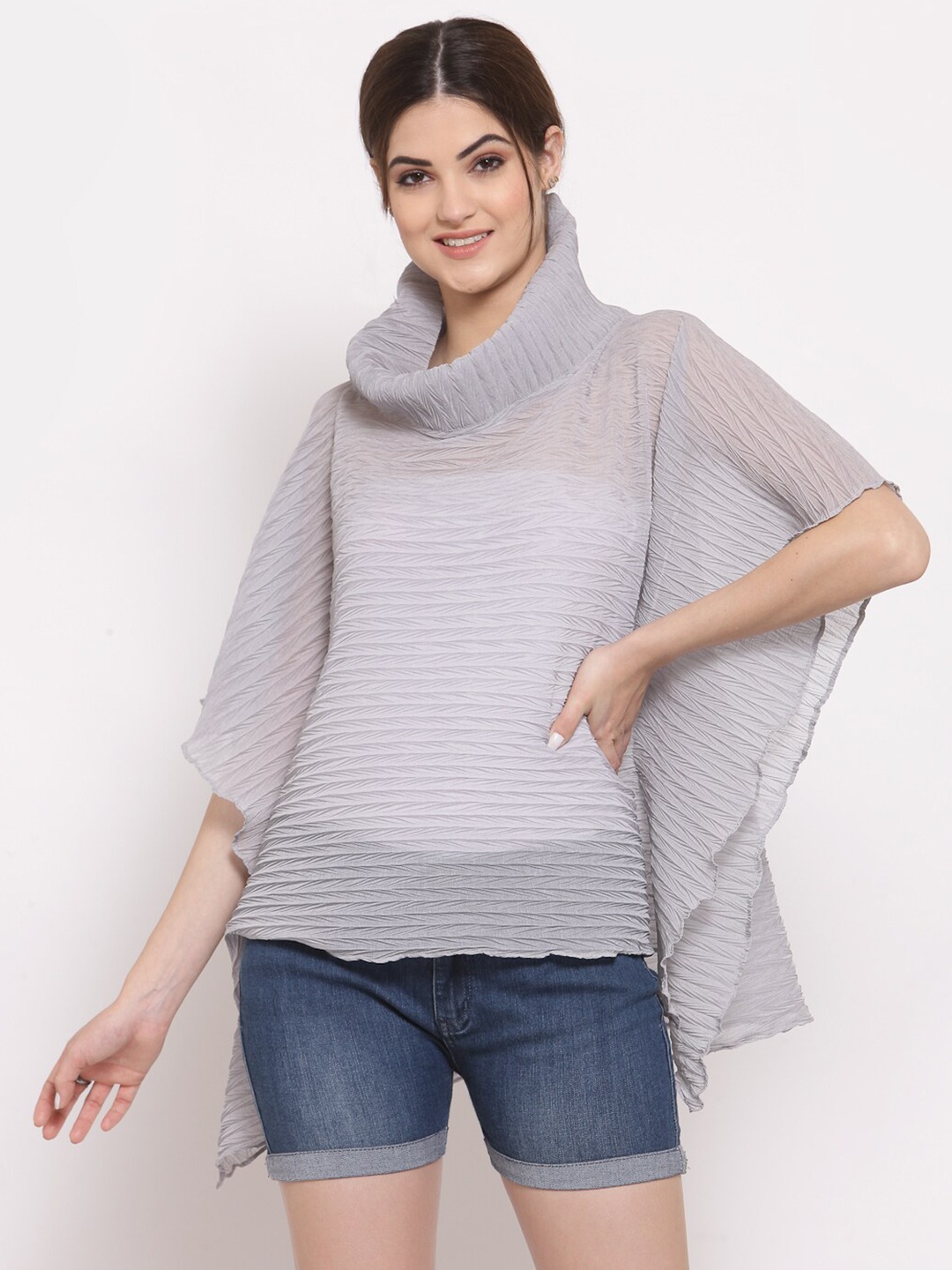

LELA Grey Sweater Mini Dress