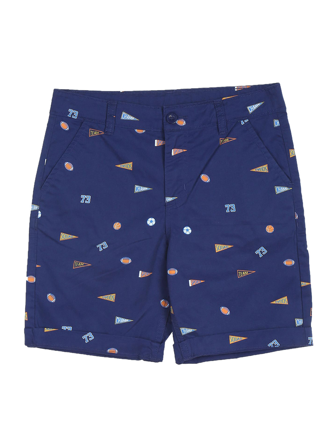 

Cherokee Boys Blue Printed Shorts