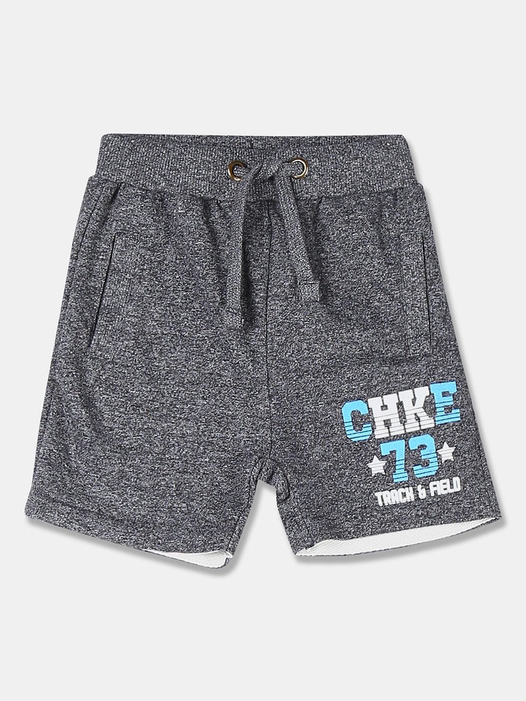 Cherokee Boys Charcoal Typography Shorts