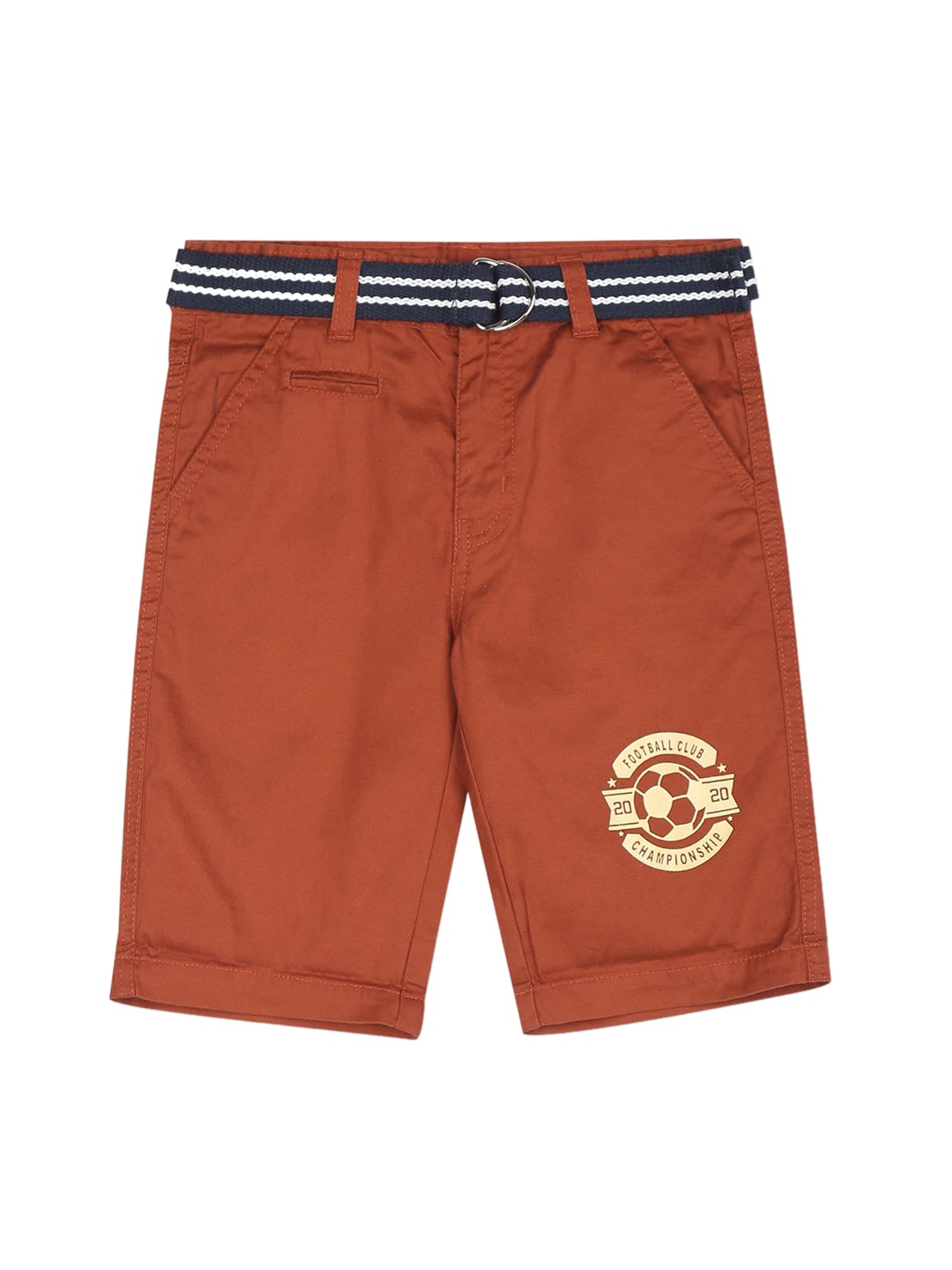 

Cherokee Boys Orange Solid Shorts