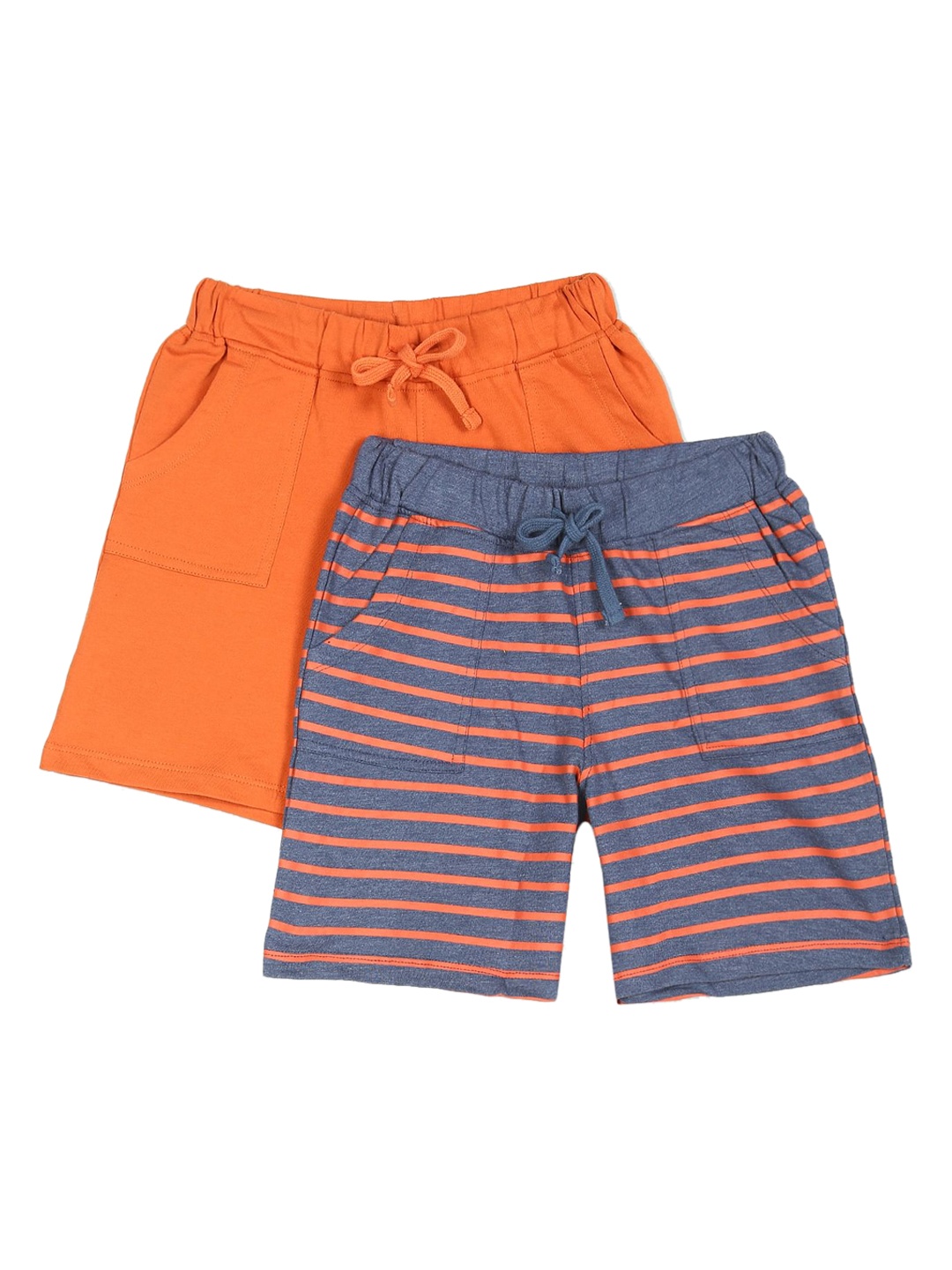 

Cherokee Boys Pack Of 2 Orange & Grey Print Shorts