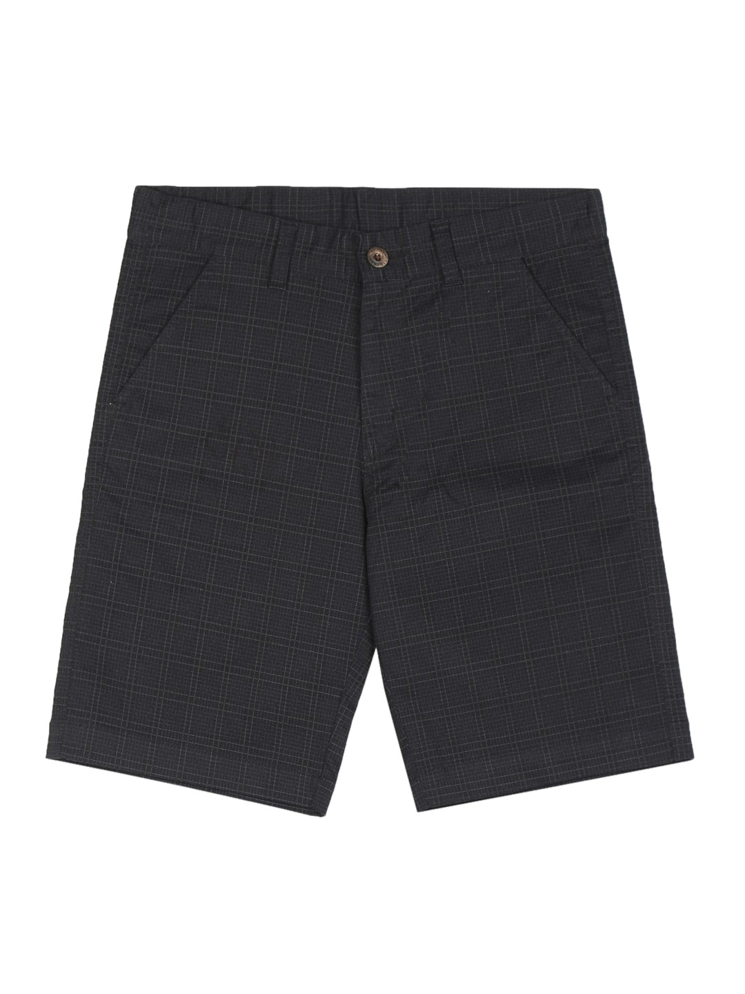 

Cherokee Boys Black & Navy Blue Checked Shorts