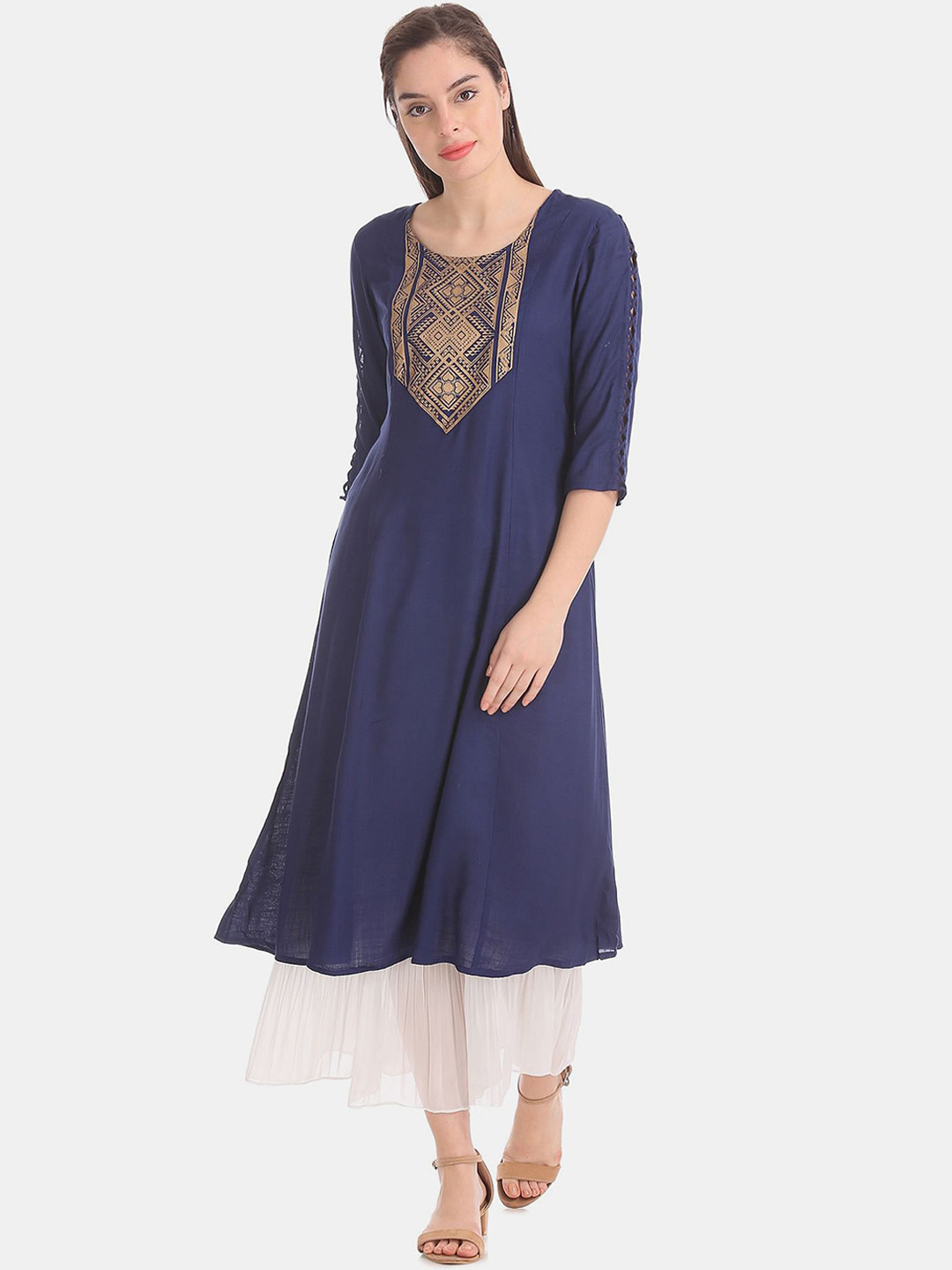

Anahi Women Blue Anarkali Kurta
