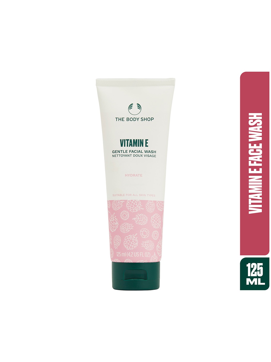 

THE BODY SHOP Vitamin E Gentle Face Wash for All Skin Types 125 ml, Pink