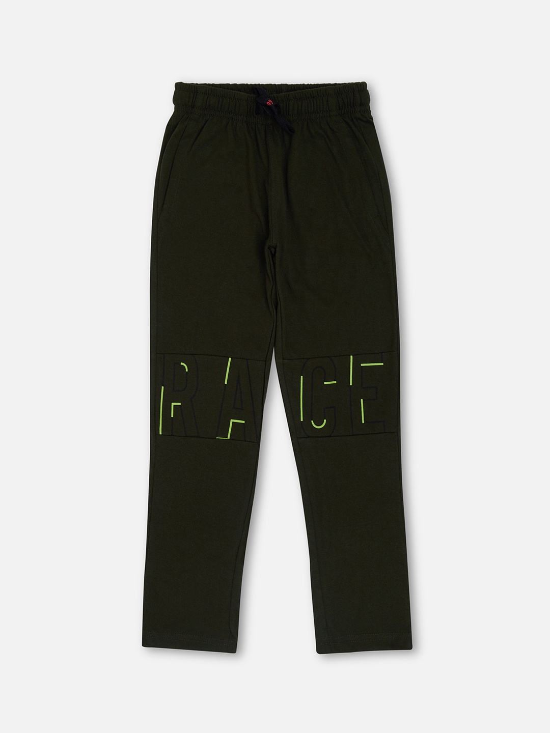

Sweet Dreams Boys Olive Green Printed Knitted Cotton Pyjamas