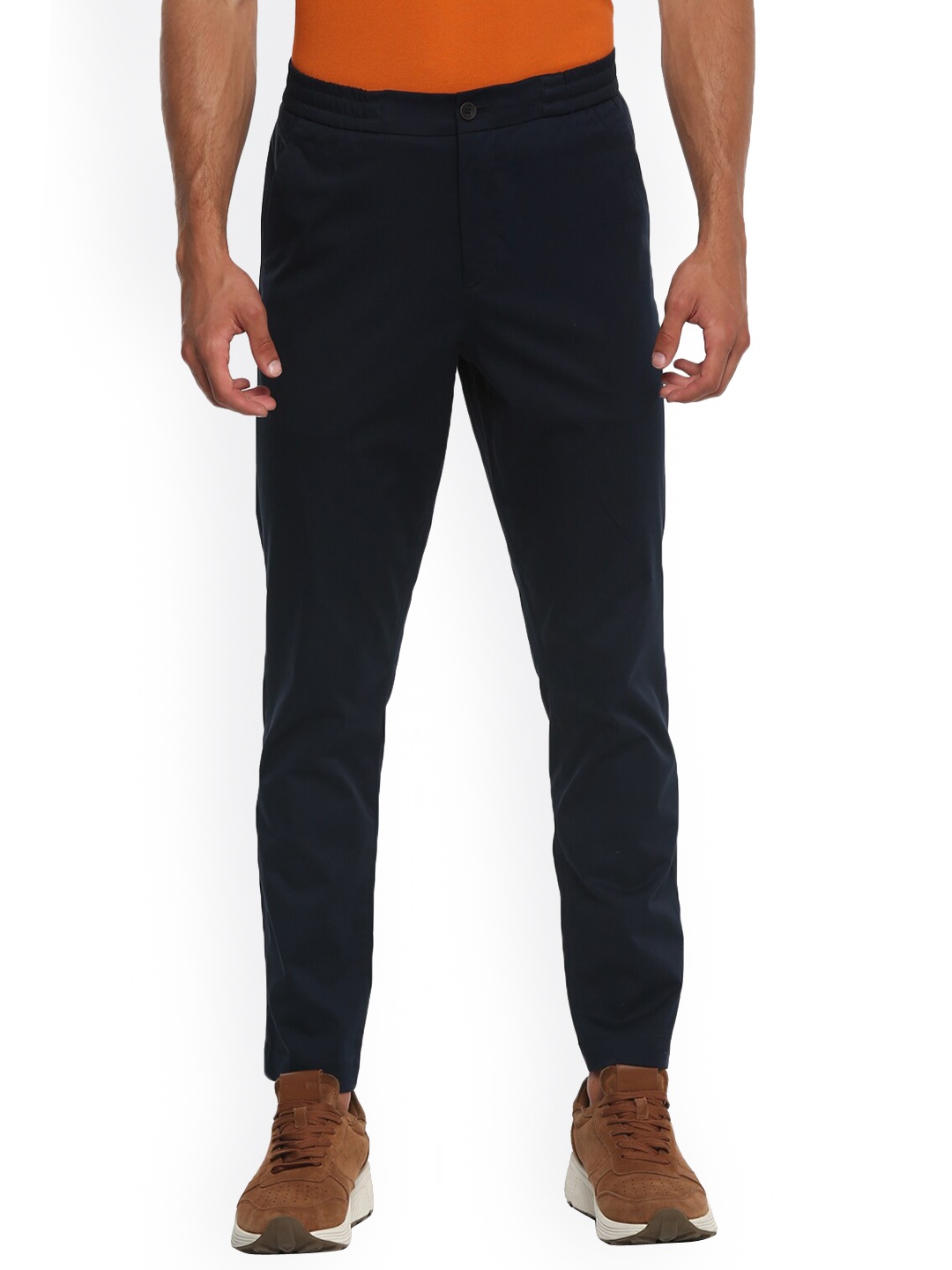 

Ted Baker Men Navy Blue Trousers