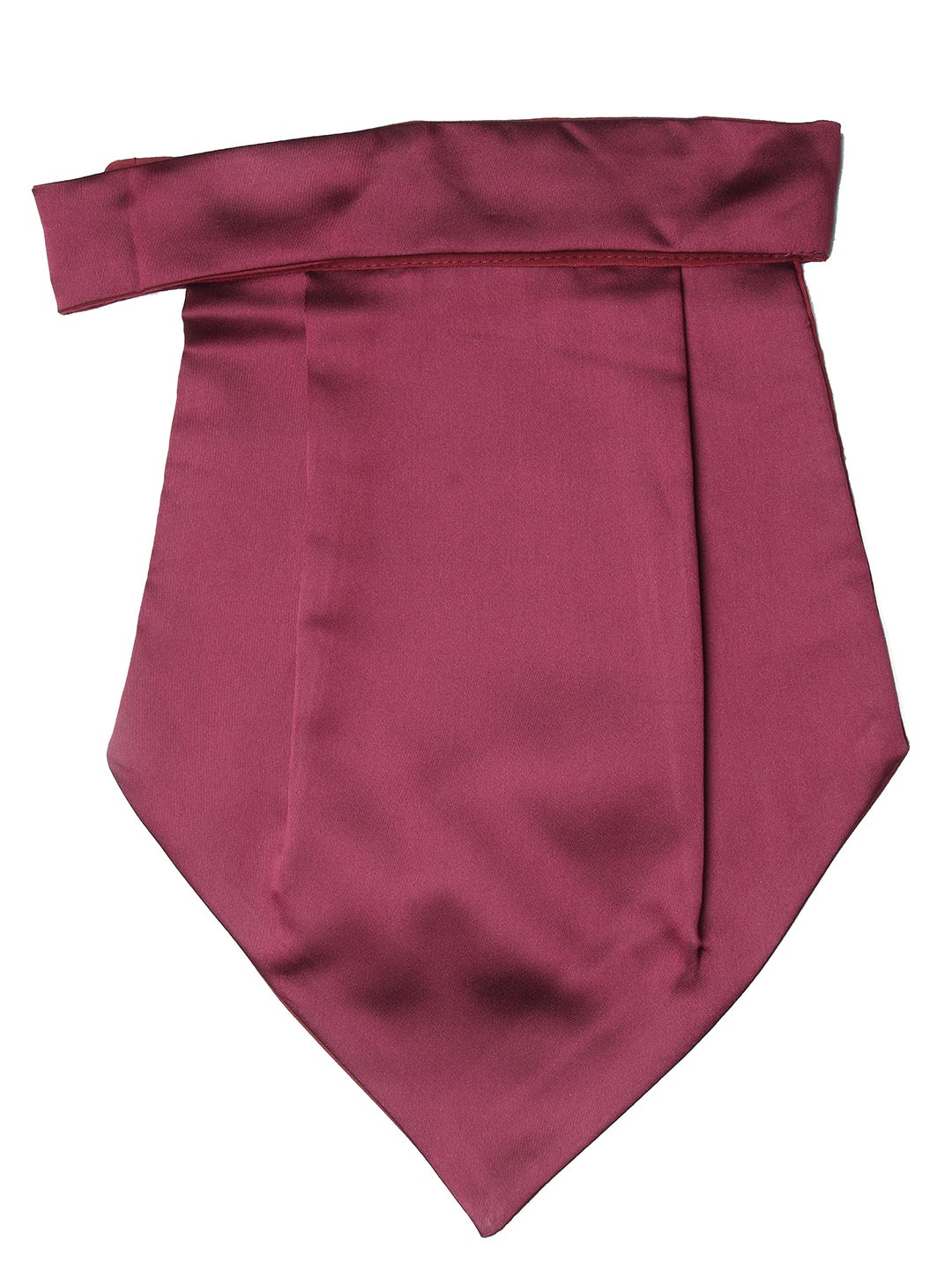 

Calvadoss Men Maroon Solid Satin Cravat