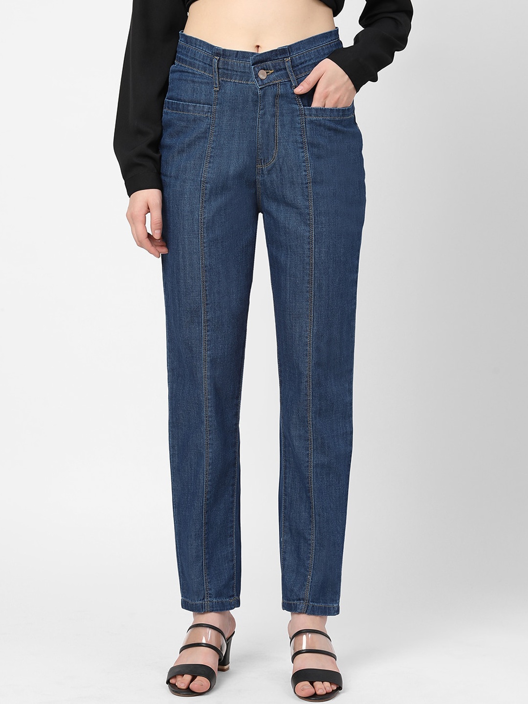 

Kraus Jeans Women Blue High-Rise Jeans