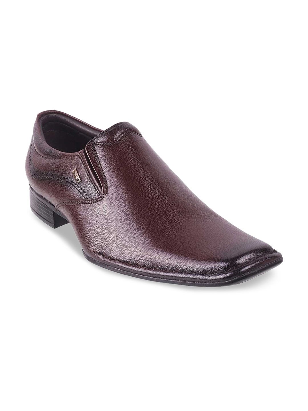

Mochi Men Maroon Formal Slip-Ons