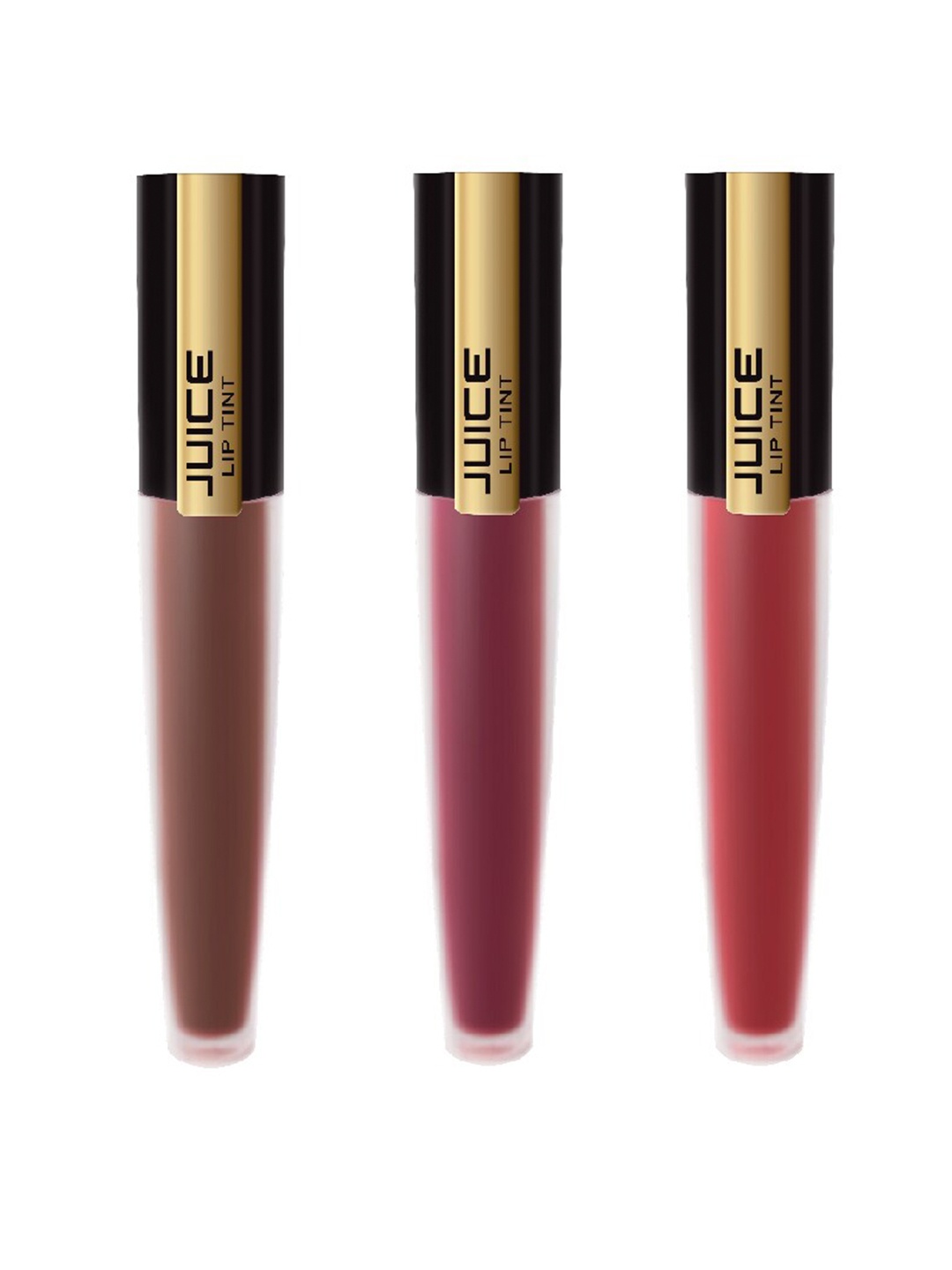 

JUICE Pack of 3 Matte Lip Tint, Multi