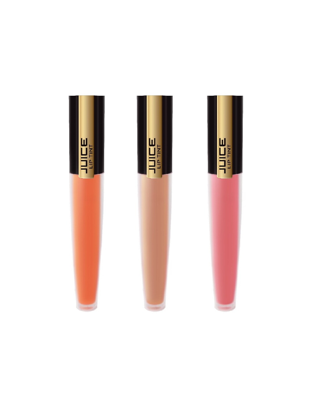 

JUICE Pack of 3 Matte Lip Tint 12ml, Nude