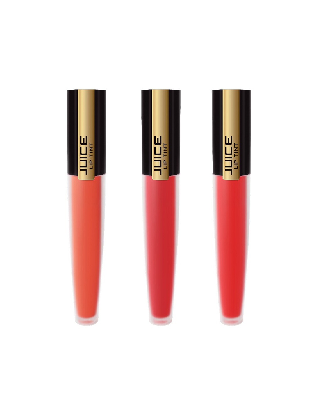 

JUICE Pack of 3 Matte Lip Tint, Red