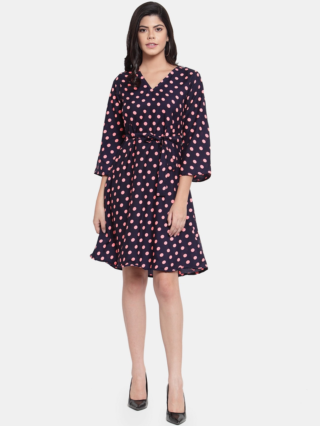 

Sayesha Women Blue Printed Dress