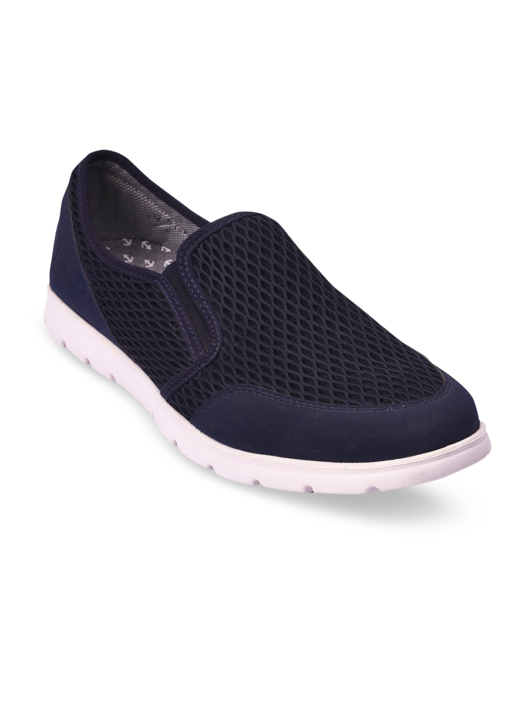 

Pavers England Men Navy Blue Slip-On Sneakers