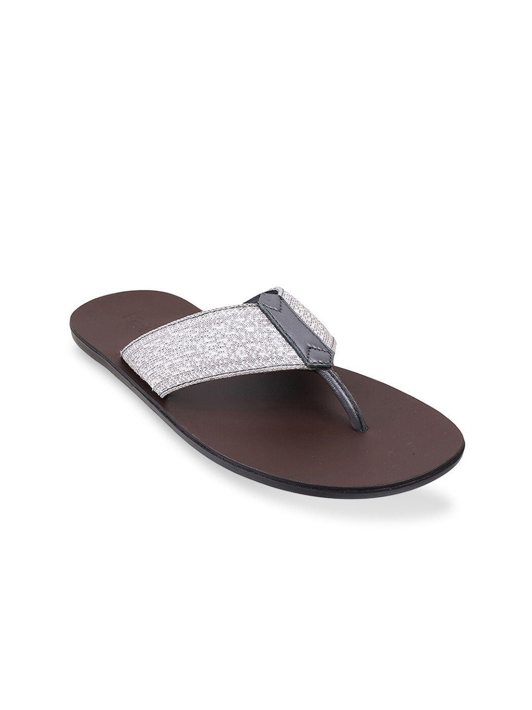 

Metro Men Grey & Brown Comfort Sandals