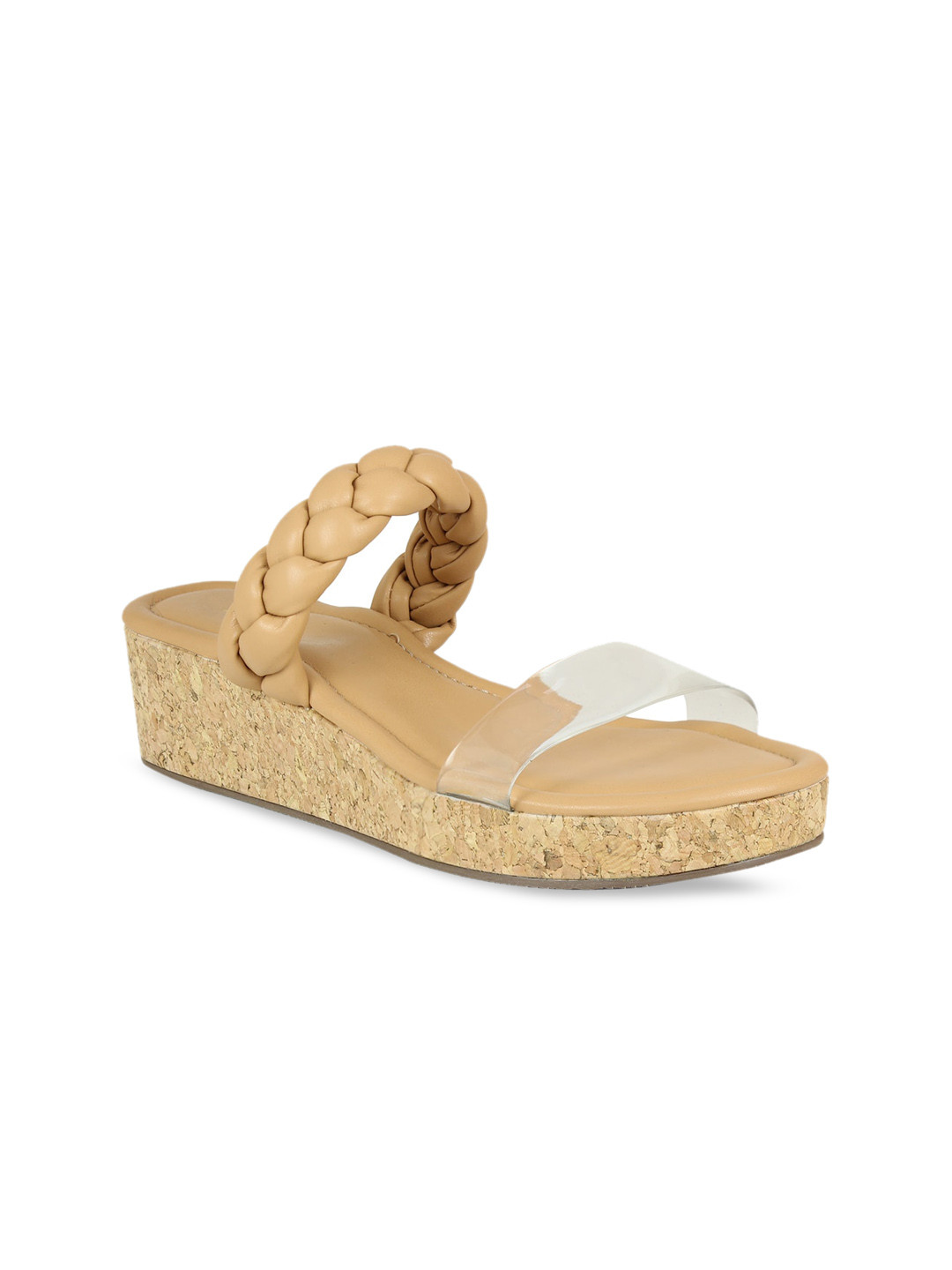 

Inc 5 Beige Wedge Sandals