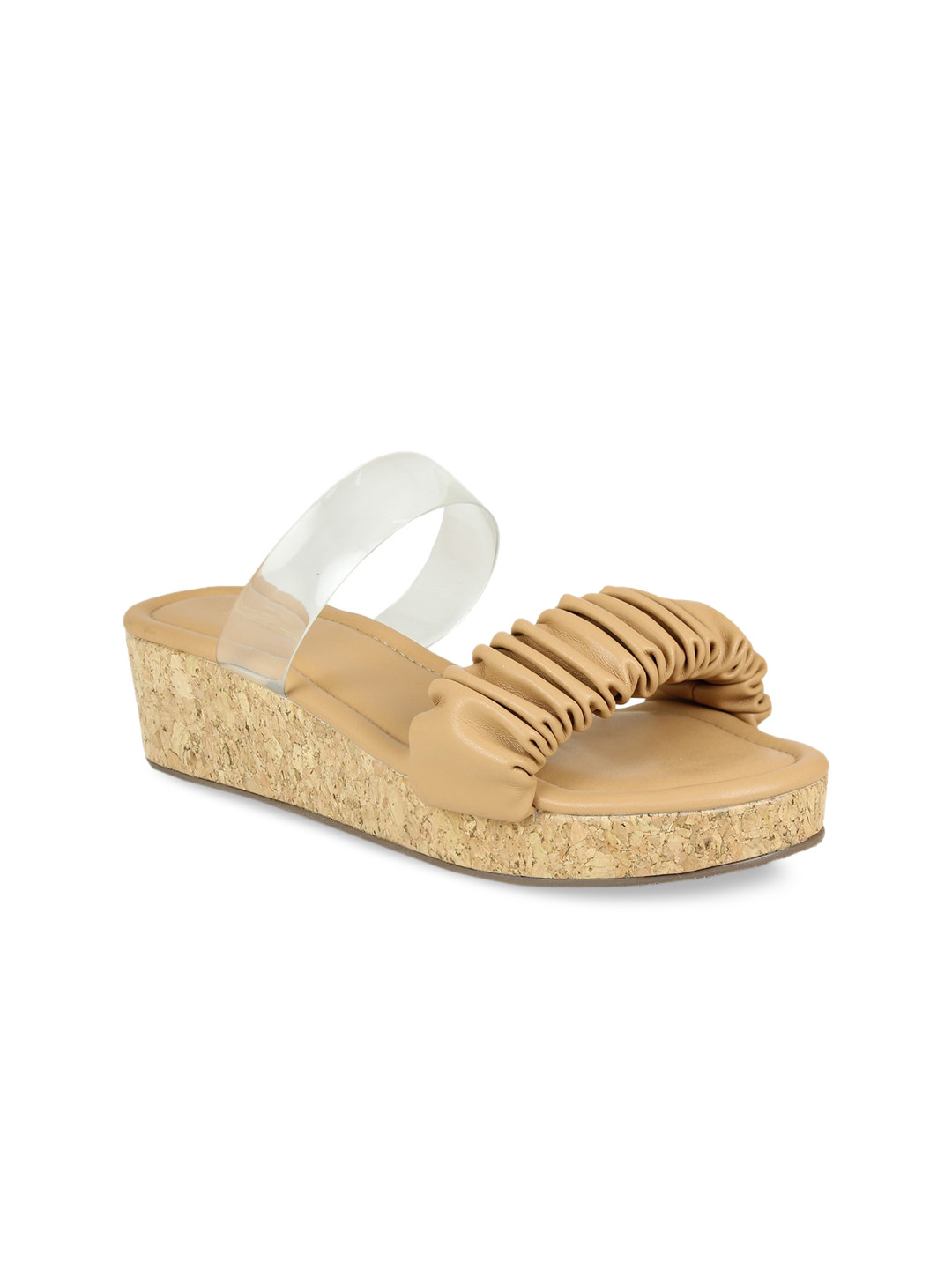

Inc 5 Beige Wedge Sandals