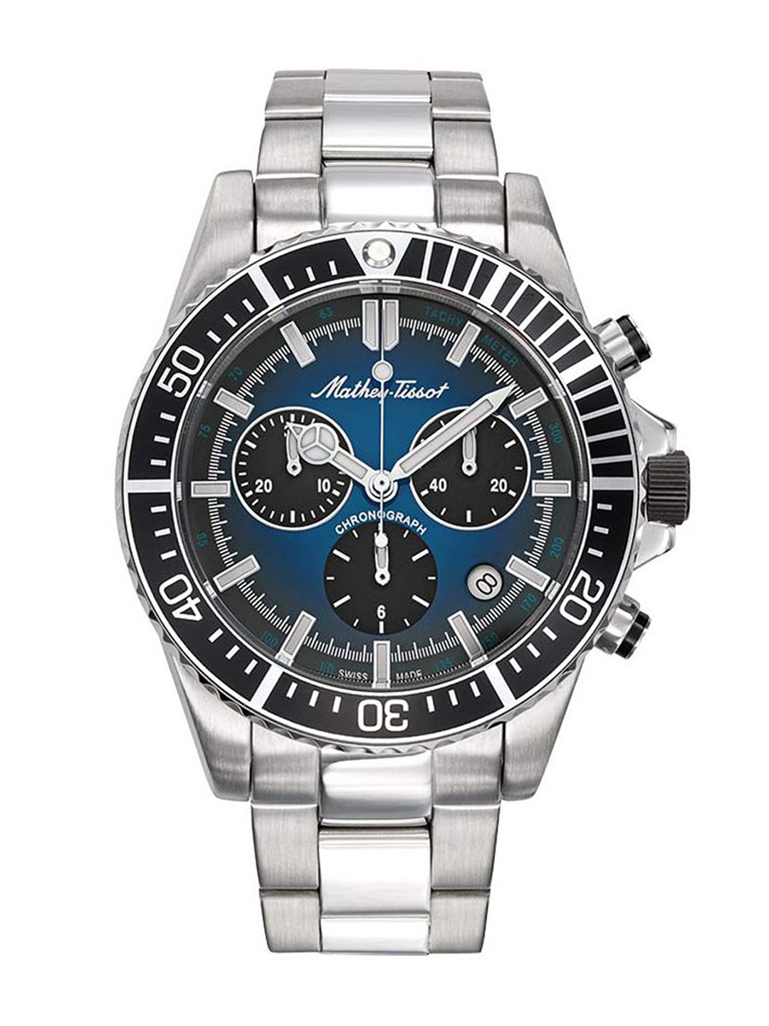 

Mathey-Tissot Men Blue Analogue Watch H908CHABU