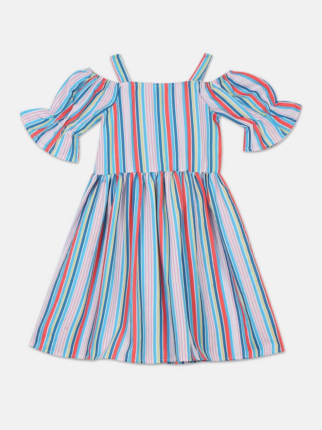 

Donuts Multicoloured Striped Dress, Multi