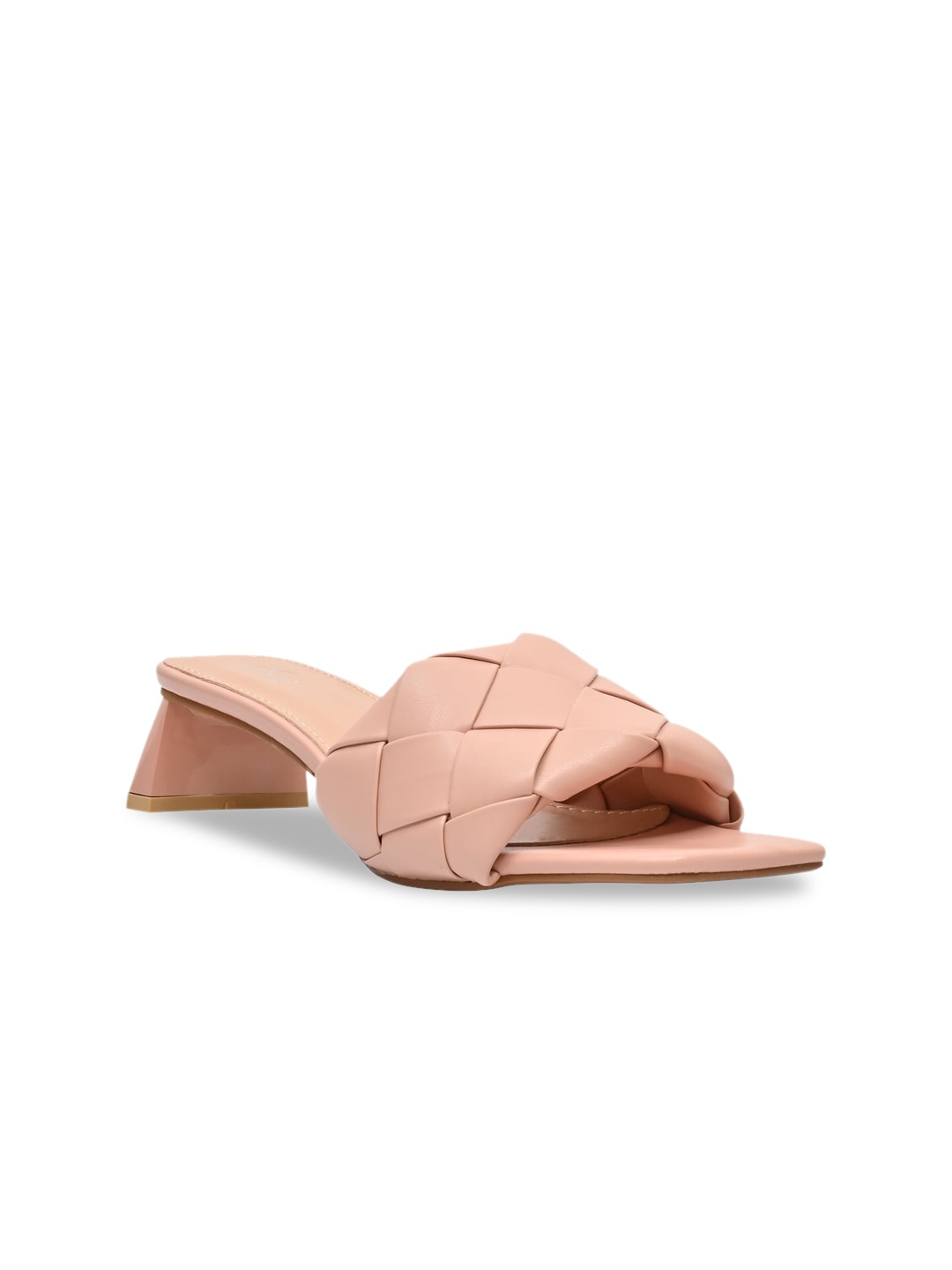 

Jove Pink Block Heel Mules