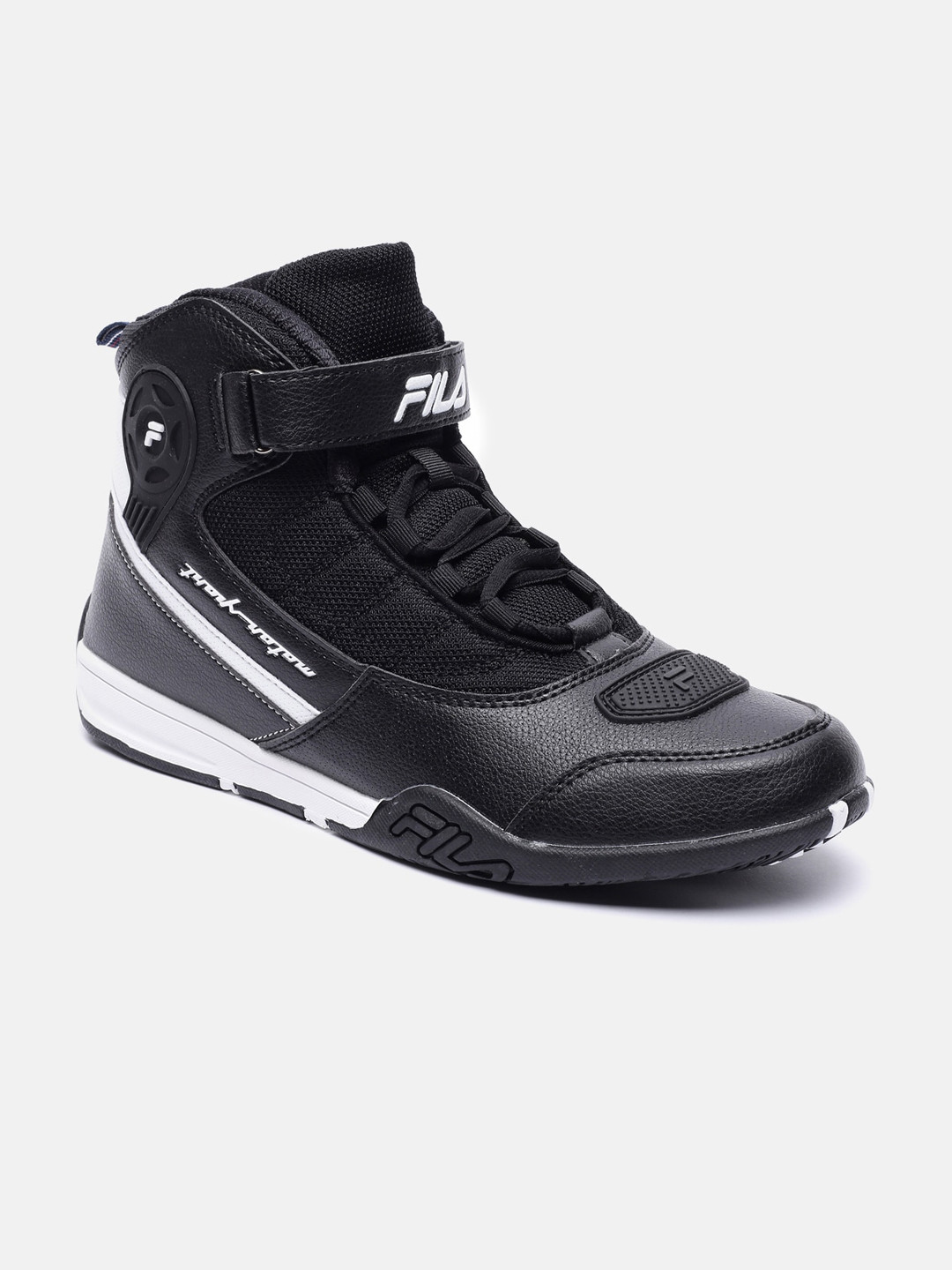 

FILA Men Black Colourblocked PU Sneakers