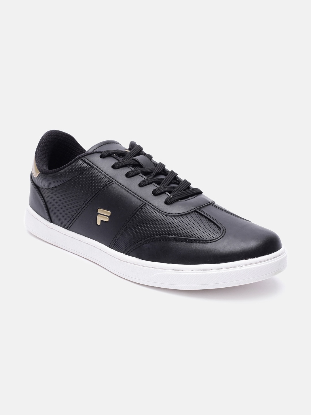 

FILA Men Black PU Sneakers
