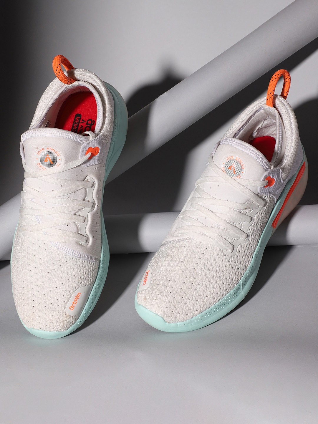 

Action Men White Mesh Running Shoes