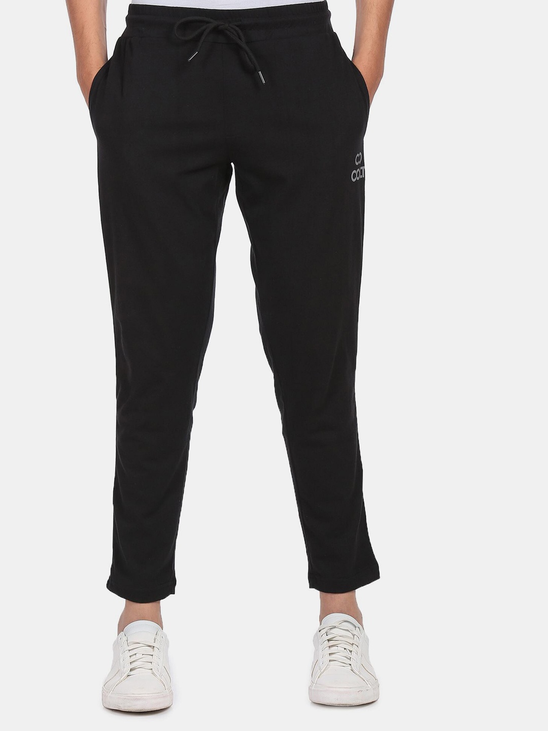 

Colt Men Black Solid Track Pants