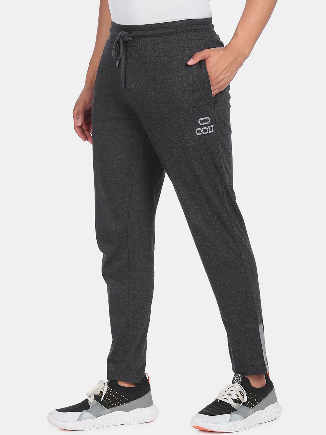 

Colt Men Charcoal Grey Regular Fit Joggers