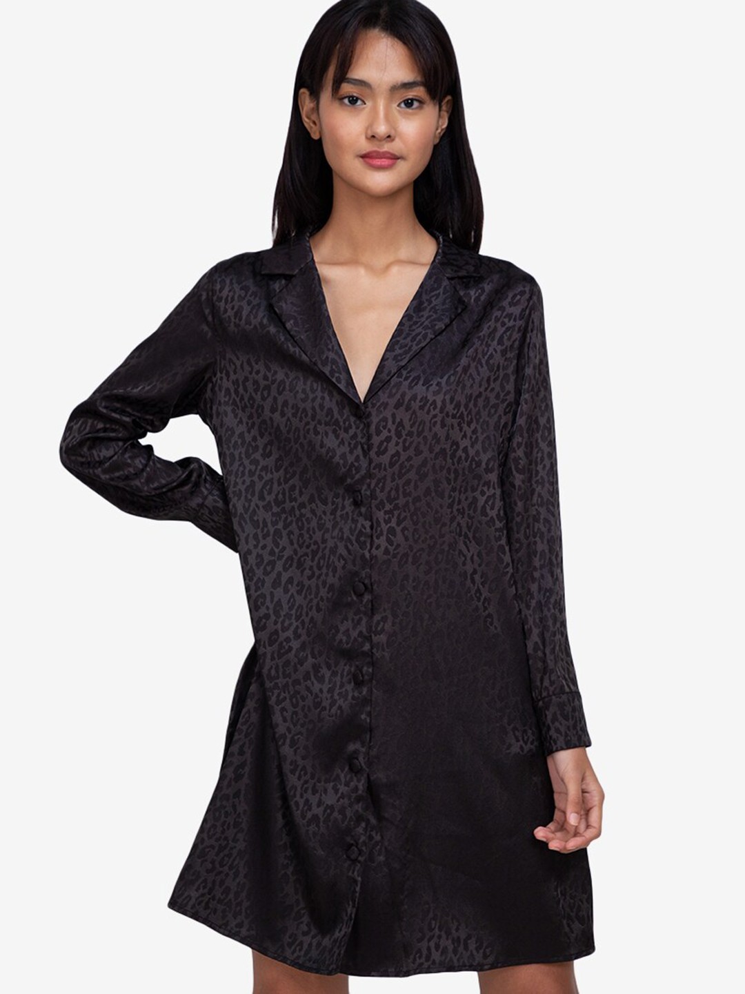 

ZALORA BASICS Black A-Line Dress