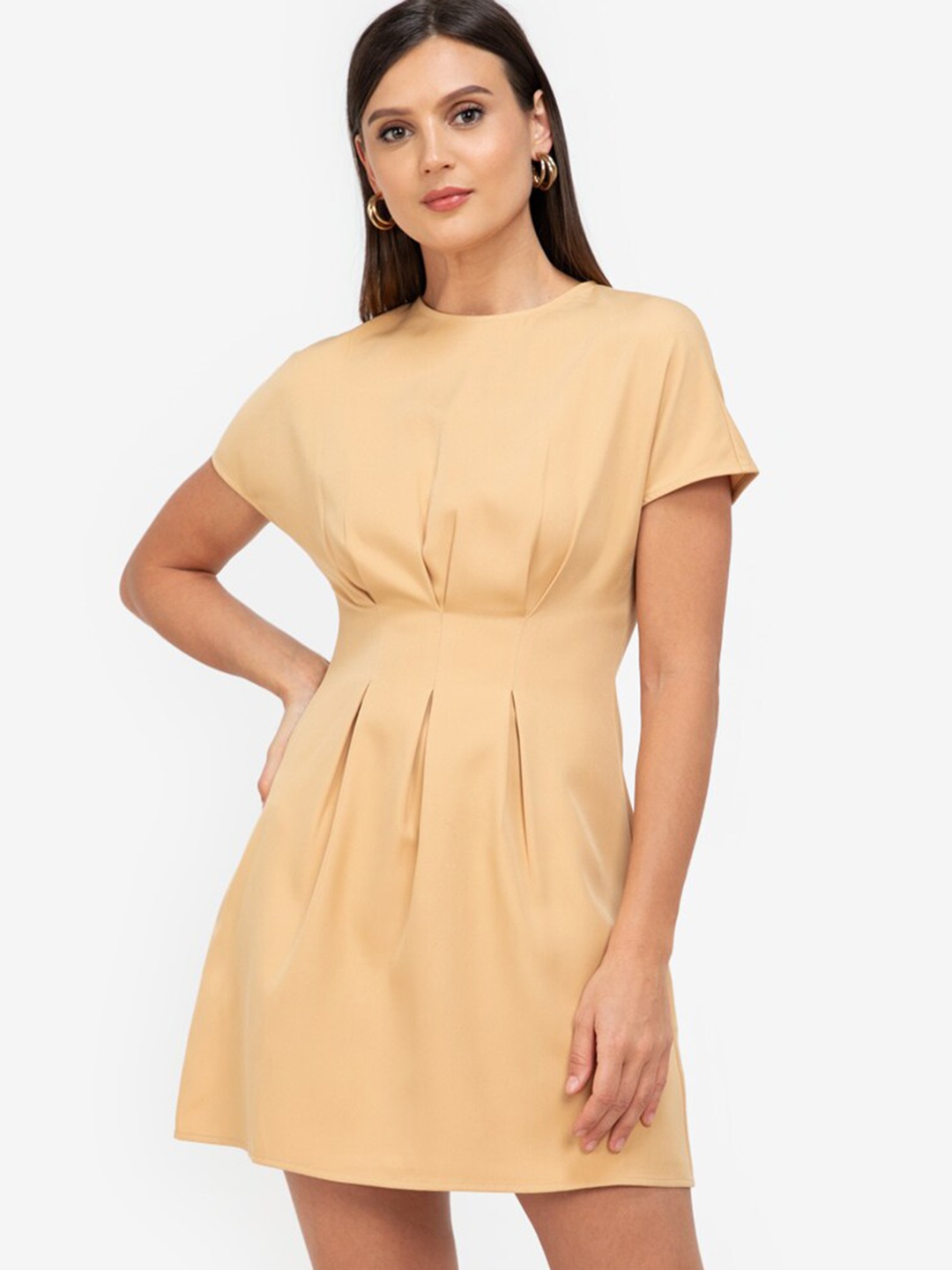 

ZALORA WORK Yellow A-Line Dress