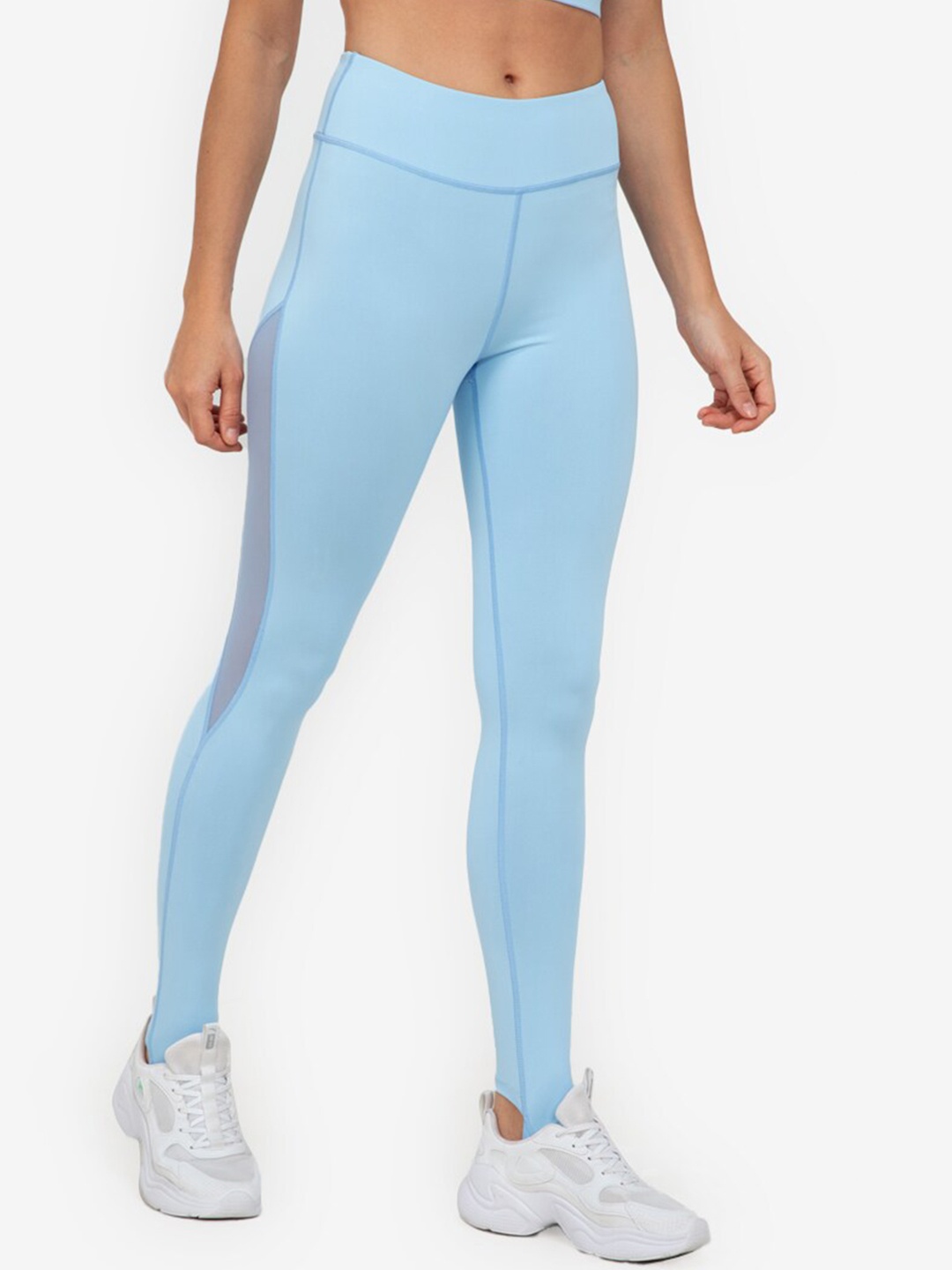 

ZALORA ACTIVE Women Blue Solid High Rise Ankle-Length Leggings
