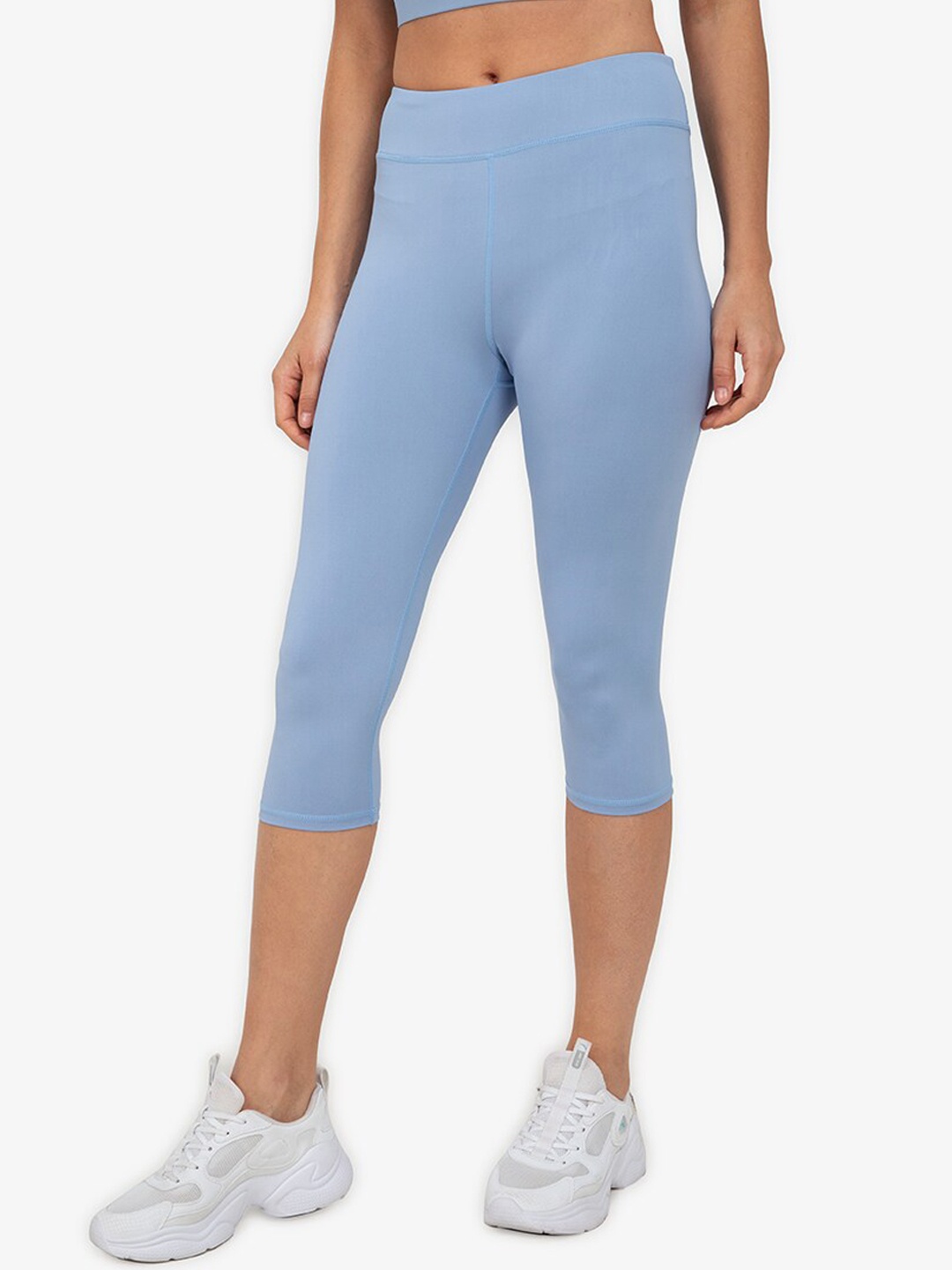 

ZALORA ACTIVE Women Blue Three Fourth Length Sports Capri