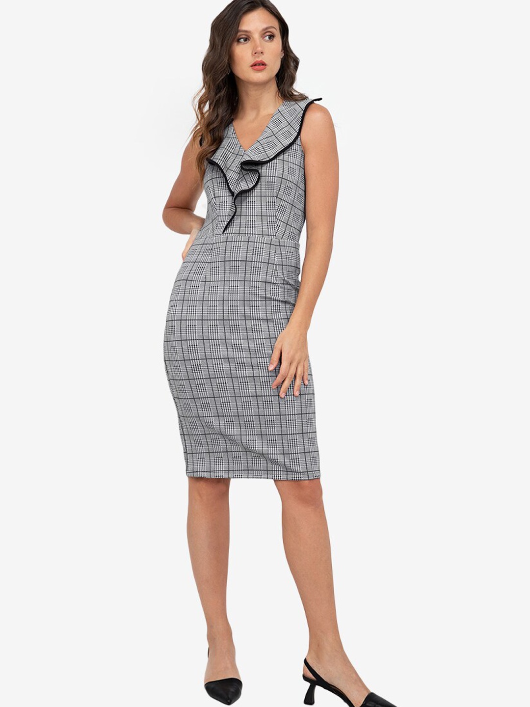 

ZALORA WORK Multicoloured Bodycon Dress, Multi