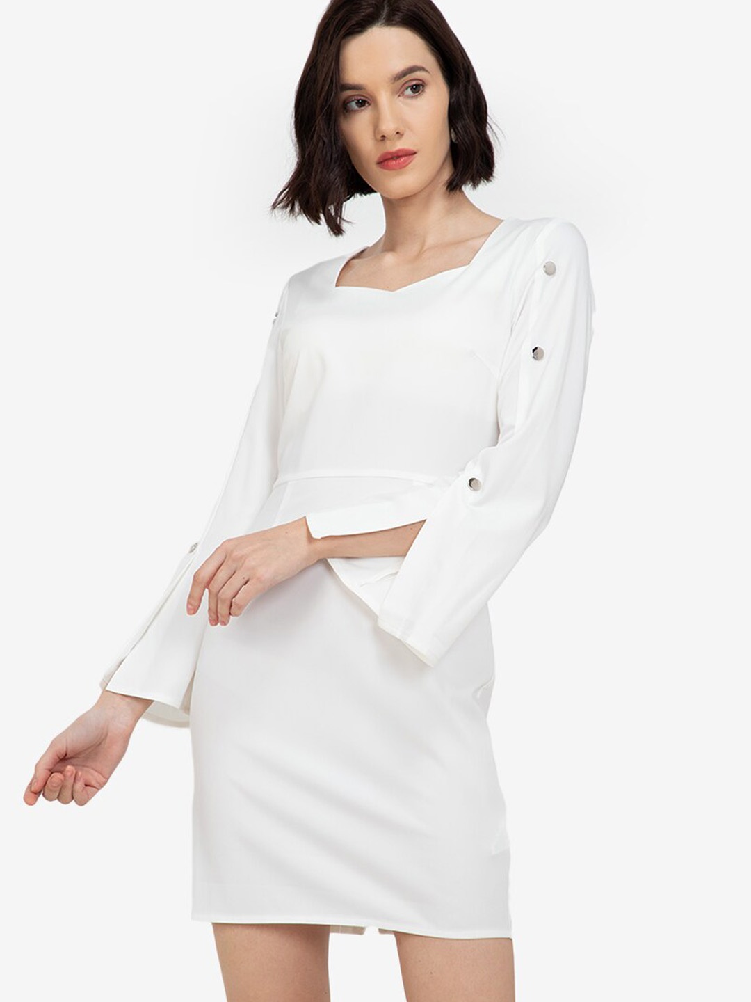 

ZALORA WORK White A-Line Dress