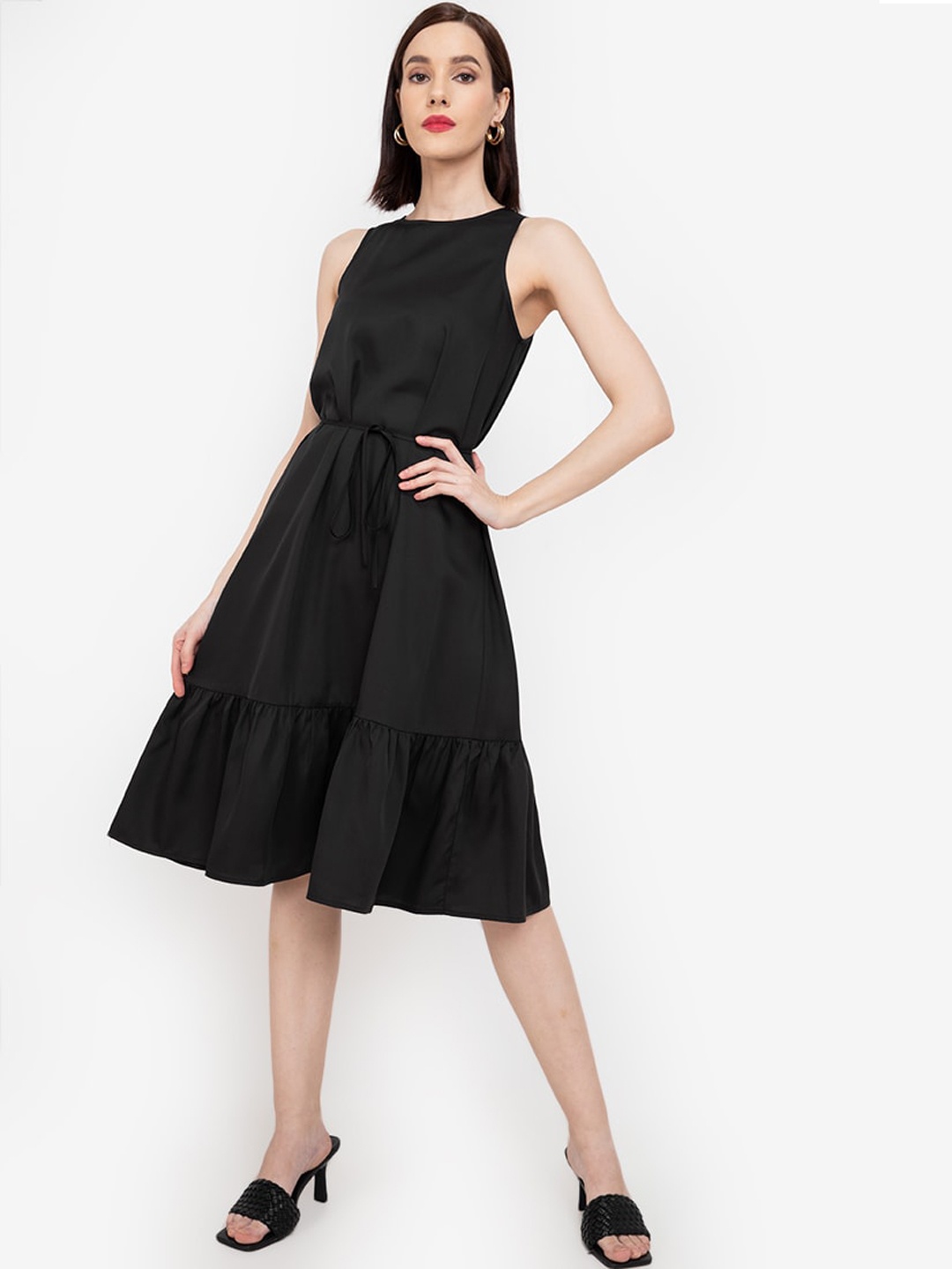 

ZALORA WORK Black A-Line Dress