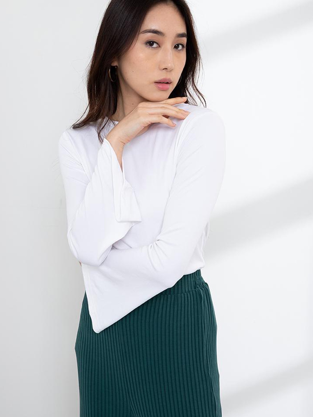 

ORIGIN BY ZALORA White Striped Top