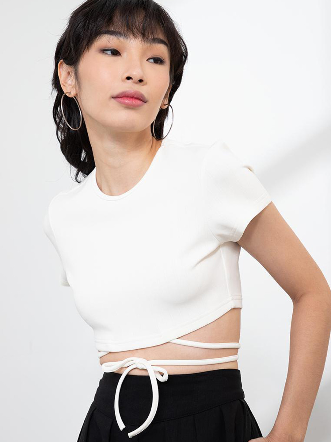 

ORIGIN BY ZALORA Pink Crop Top