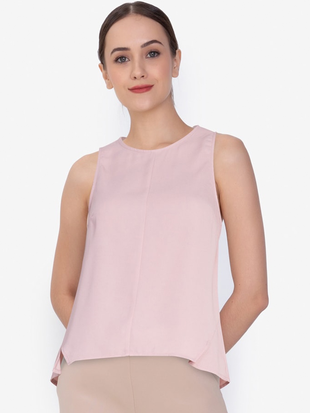 

ZALORA WORK Pink Solid Top